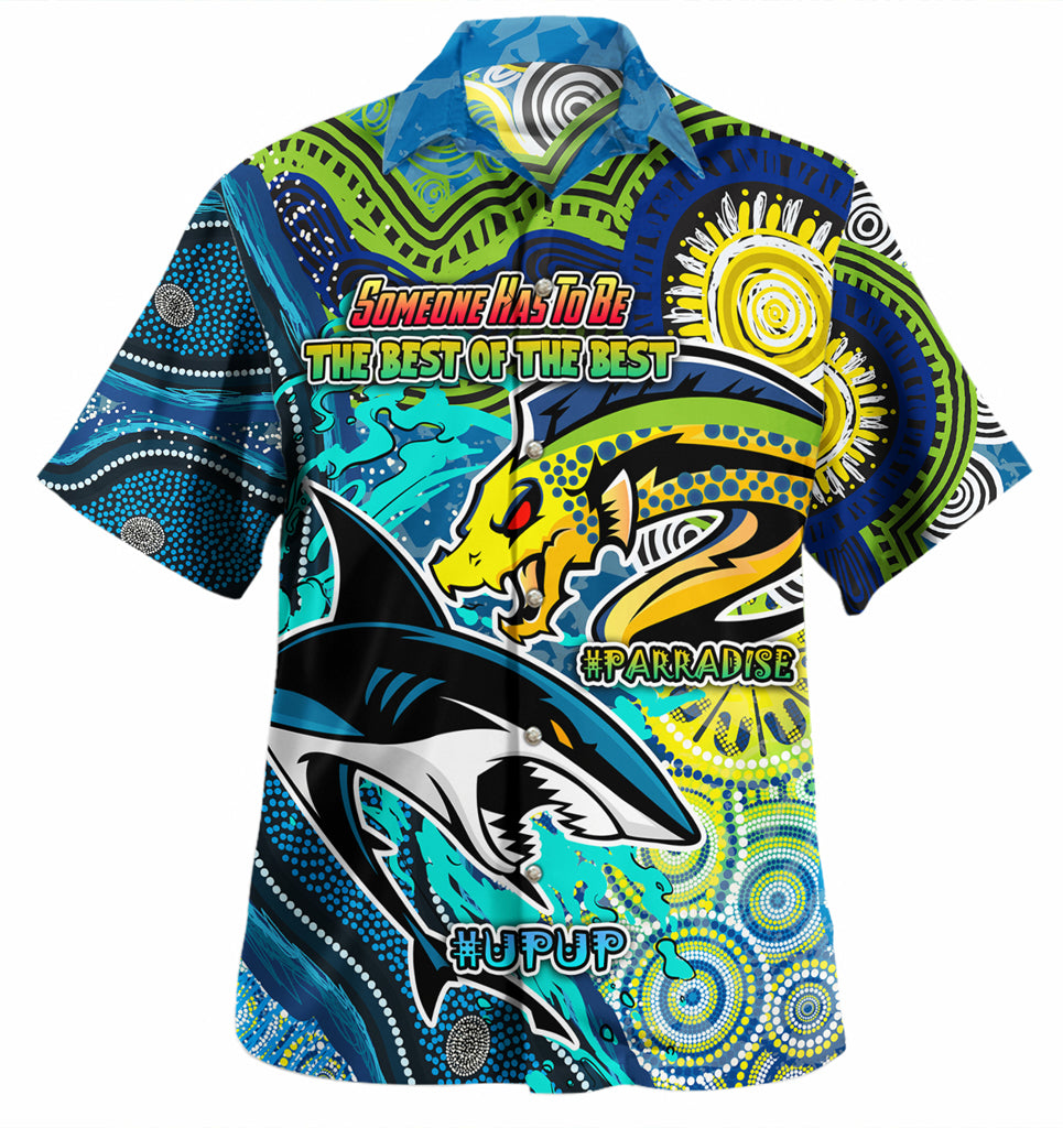 Australia Parramatta Vs Cronulla Custom Hawaiian Shirt- The Best of The Best Shirt - Vibe Hoodie Shop