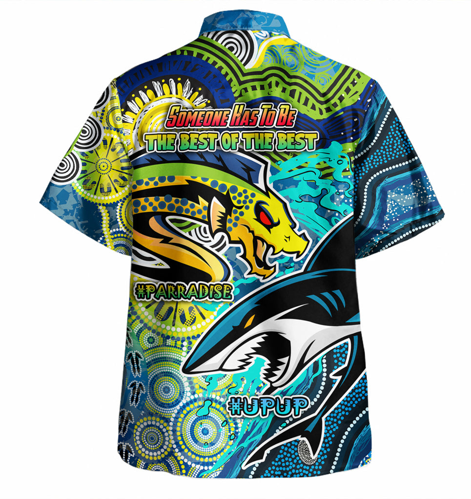 Australia Parramatta Vs Cronulla Custom Hawaiian Shirt- The Best of The Best Shirt - Vibe Hoodie Shop