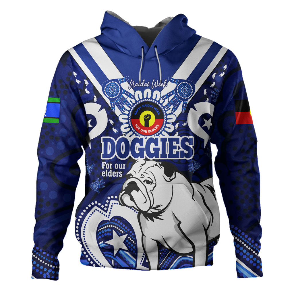 Australia Naidoc Week Custom Hoodie - For Our Elders Doggies Aboriginal Inspired Hoodie - Vibe Hoodie Shop