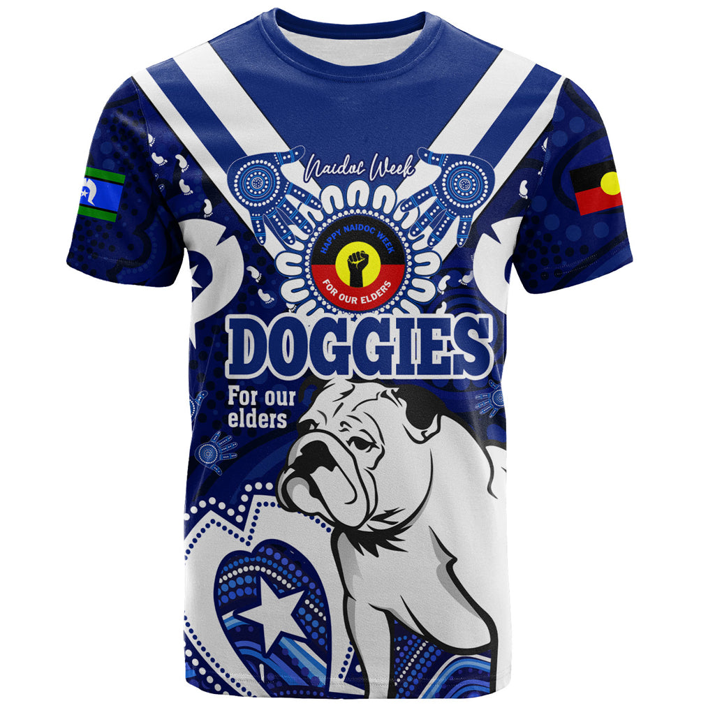 Australia Naidoc Week Custom T-shirt - For Our Elders Doggies Aboriginal Inspired T-shirt - Vibe Hoodie Shop