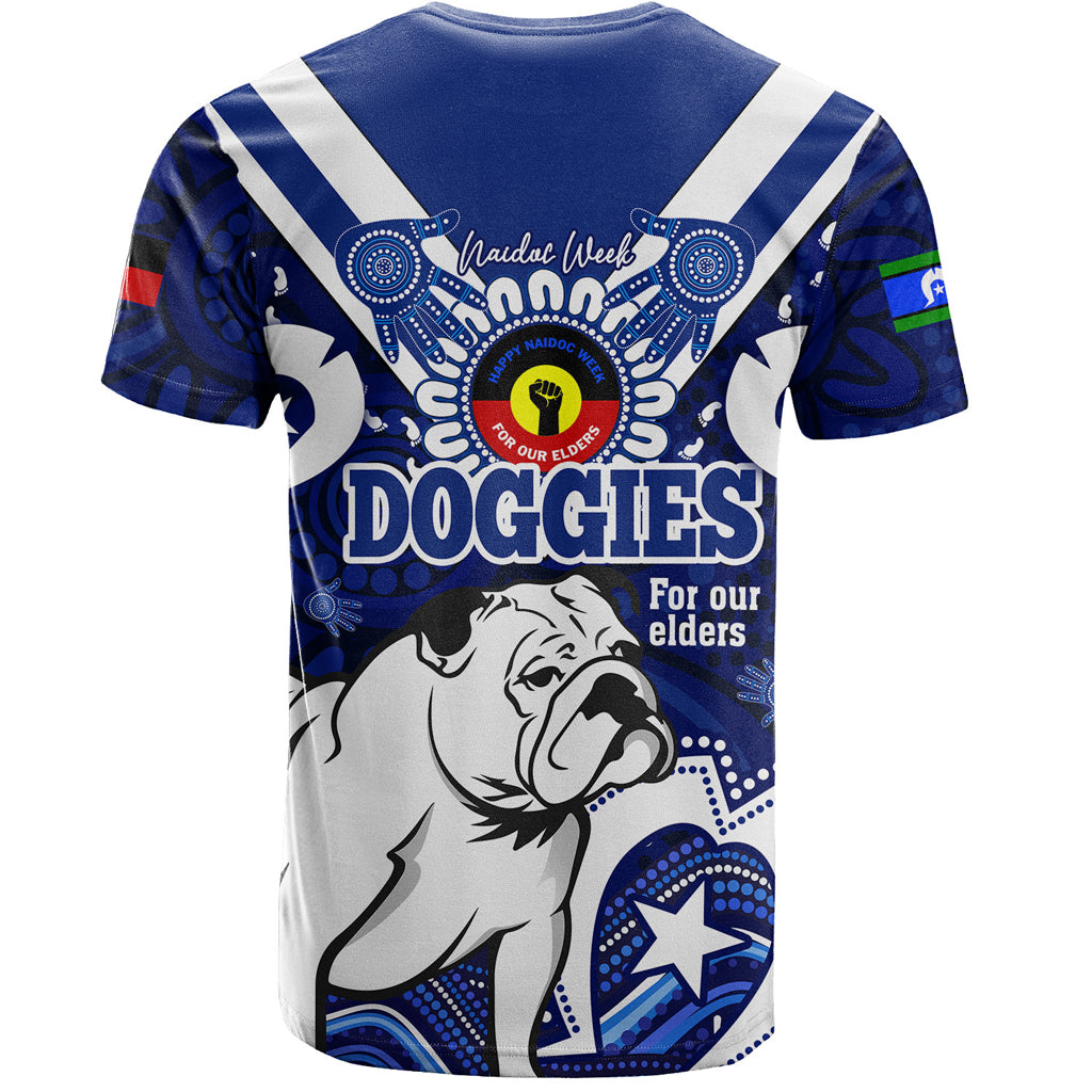Australia Naidoc Week Custom T-shirt - For Our Elders Doggies Aboriginal Inspired T-shirt - Vibe Hoodie Shop