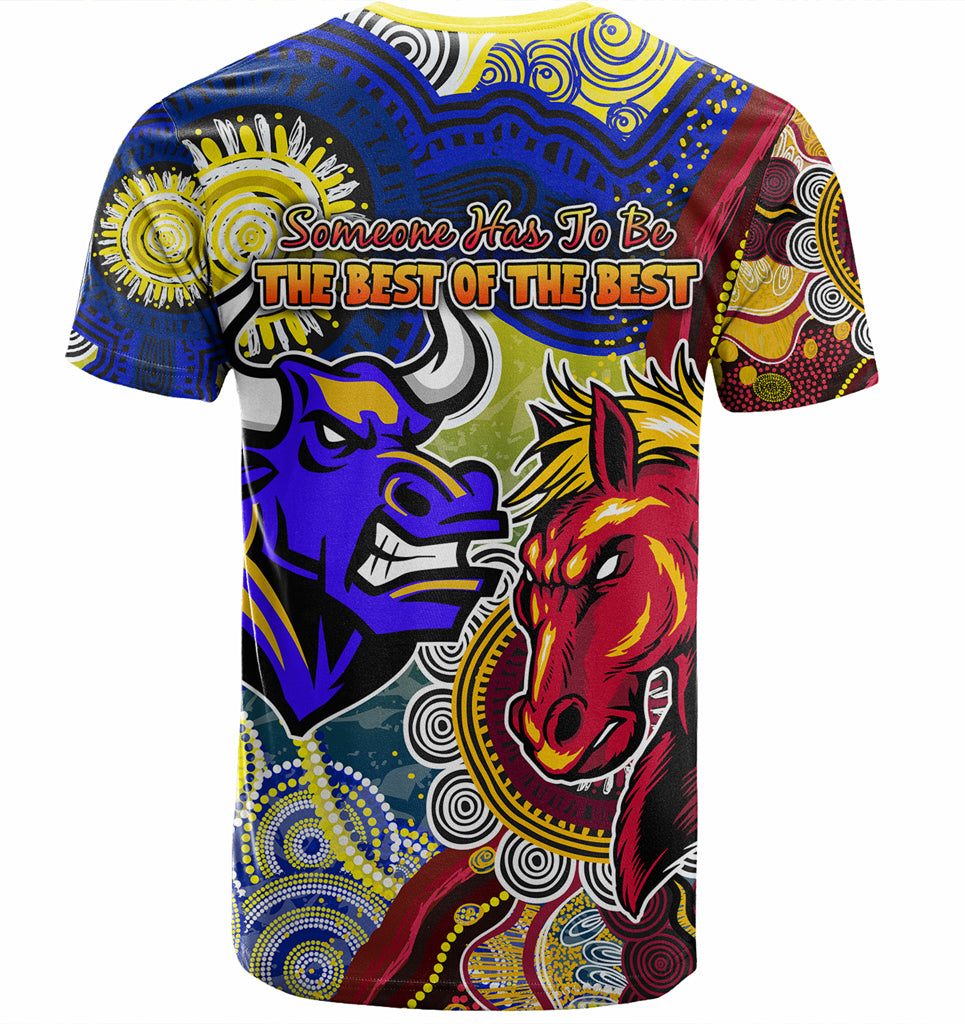 Australia Brisbane City Vs North Queensland Custom T-shirt - The Best of The Best T-shirt - Vibe Hoodie Shop