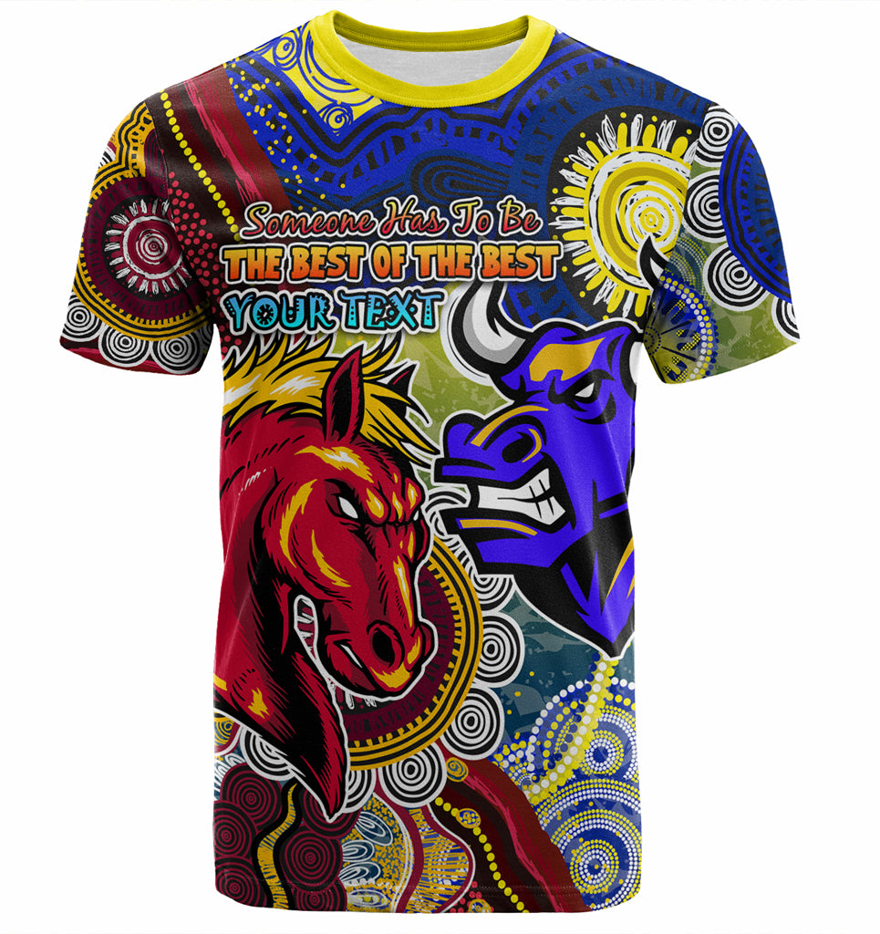 Australia Brisbane City Vs North Queensland Custom T-shirt - The Best of The Best T-shirt - Vibe Hoodie Shop