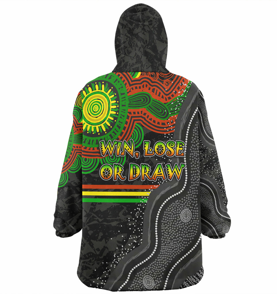 Australia Penrith Custom Wearable Blanket Hoodie Hoodie - Win, Lose or Draw Wearable Blanket Hoodie - Vibe Hoodie Shop