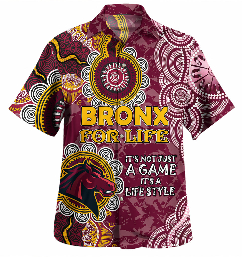 Australia Brisbane City Custom Hawaiian Shirt - It's not Just a Game, it's a Life Style Shirt - Vibe Hoodie Shop