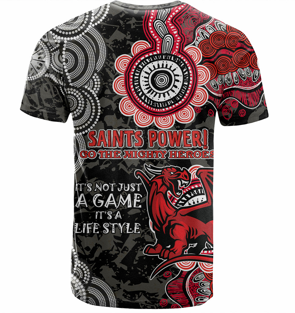 Australia Illawarra and St George Custom T-shirt - Red White Forever T-shirt - Vibe Hoodie Shop