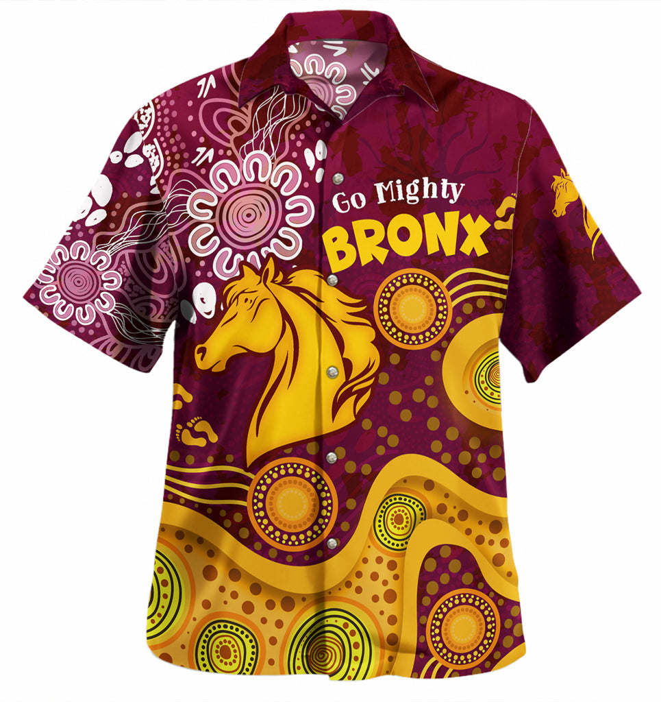 Australia Brisbane City Custom Hawaiian Shirt - Go Mighty Bronx Shirt - Vibe Hoodie Shop
