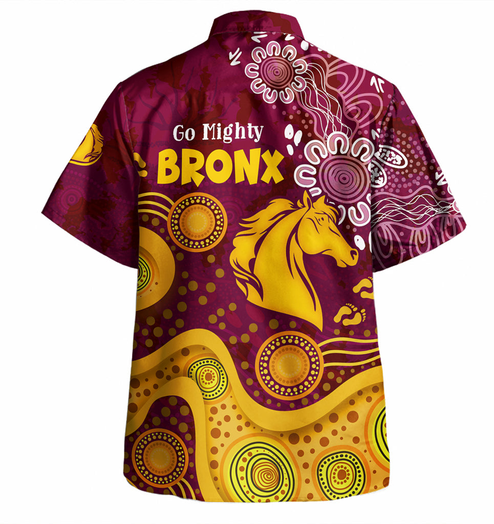 Australia Brisbane City Custom Hawaiian Shirt - Go Mighty Bronx Shirt - Vibe Hoodie Shop