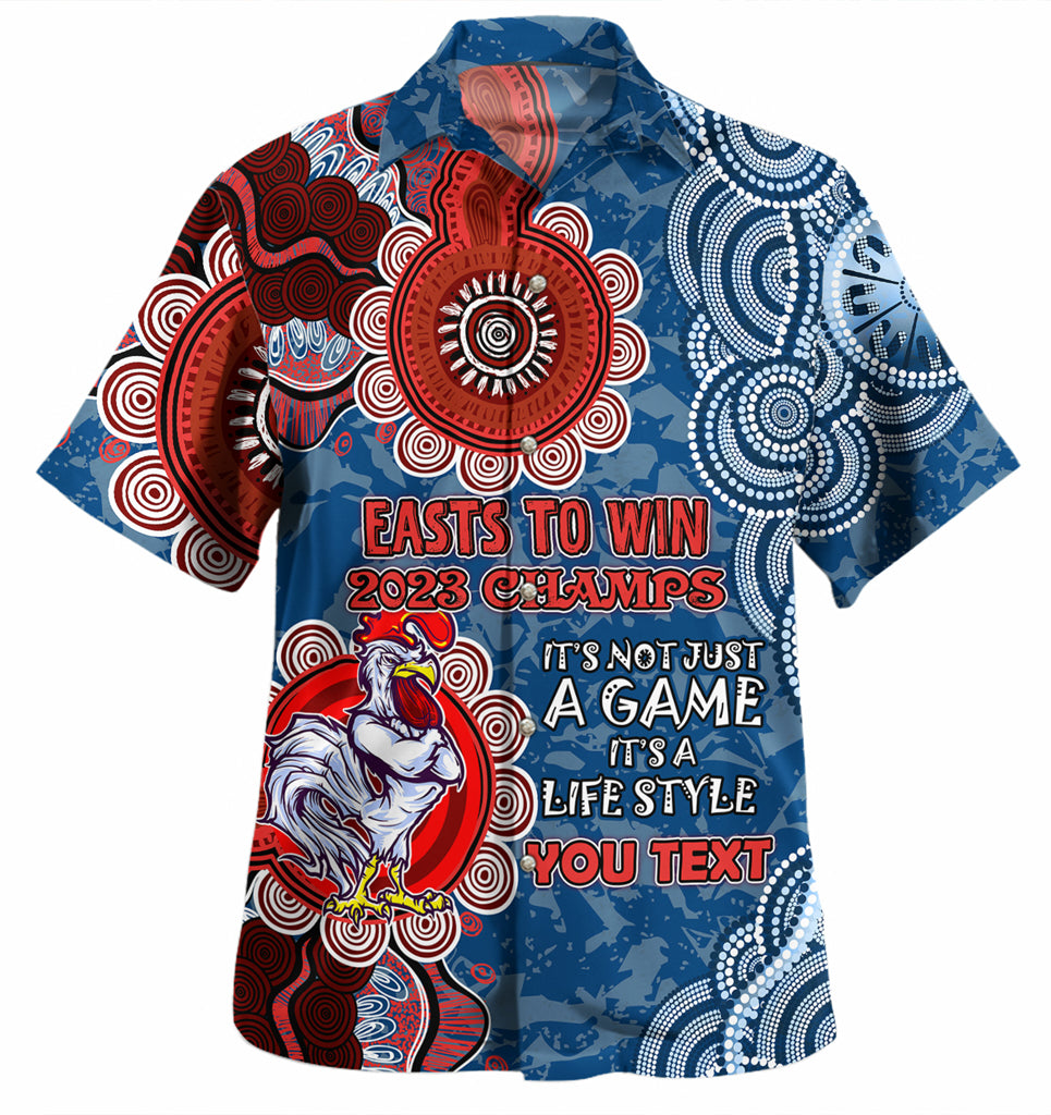 Australia East of Sydney Custom Hawaiian Shirt - Easts to Win Shirt - Vibe Hoodie Shop