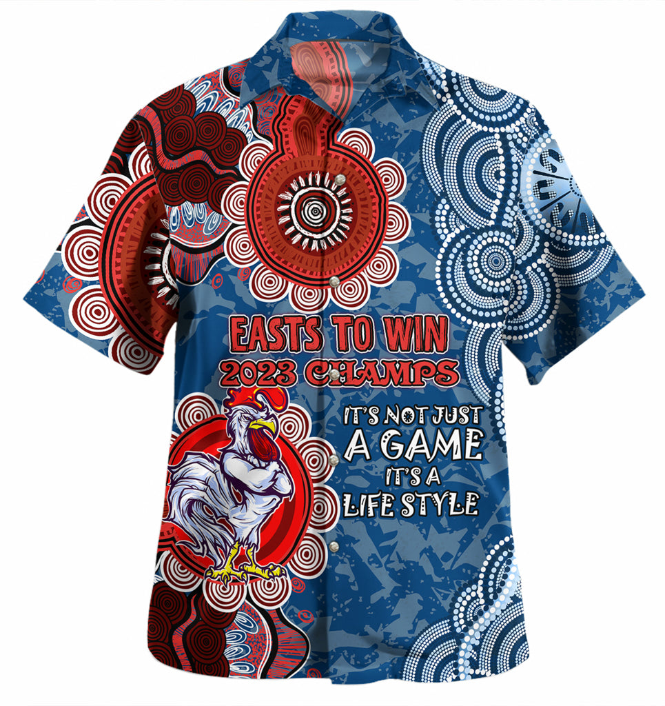 Australia East of Sydney Custom Hawaiian Shirt - Easts to Win Shirt - Vibe Hoodie Shop