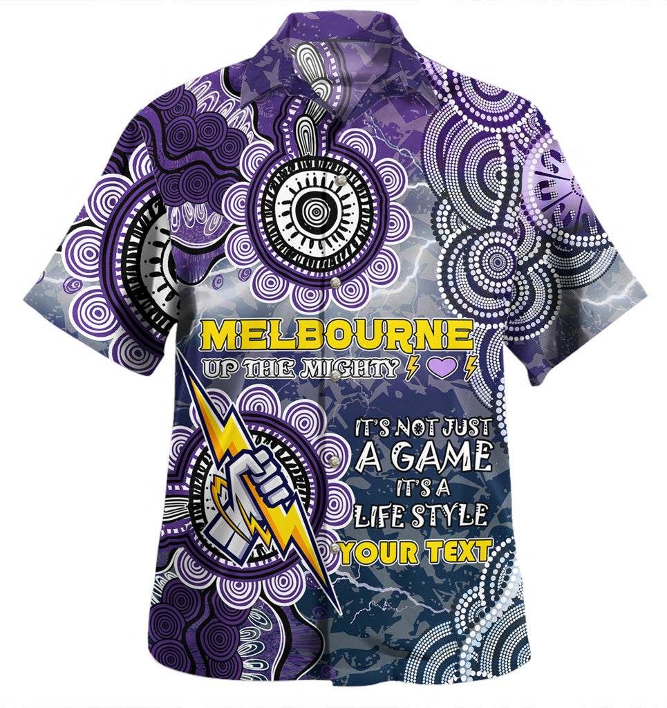 Australia Melbourne Custom Hawaiian Shirt - Up The Mighty Shirt - Vibe Hoodie Shop
