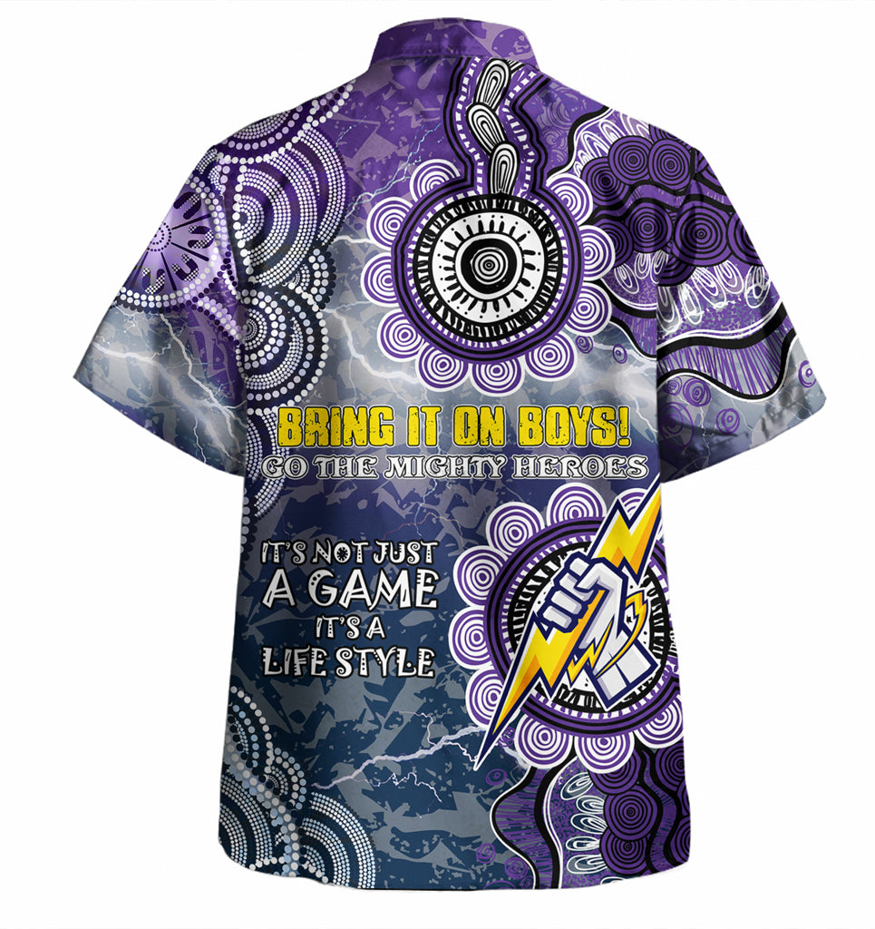 Australia Melbourne Custom Hawaiian Shirt - Up The Mighty Shirt - Vibe Hoodie Shop