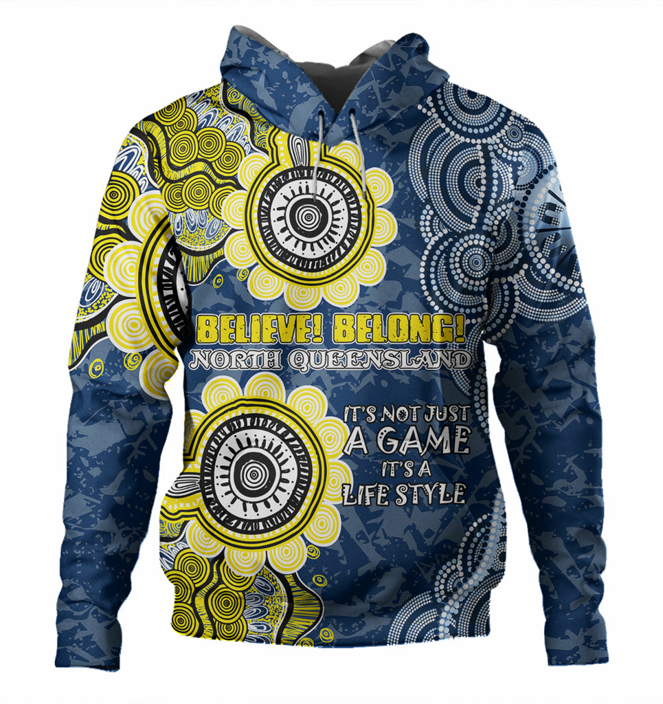 Australia North Queensland Custom Hoodie - Believe! Belong! Hoodie - Vibe Hoodie Shop
