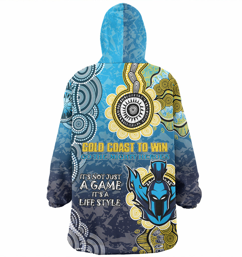 Australia Gold Coast Custom Wearable Blanket Hoodie - Bring On Season 2023 Wearable Blanket Hoodie - Vibe Hoodie Shop