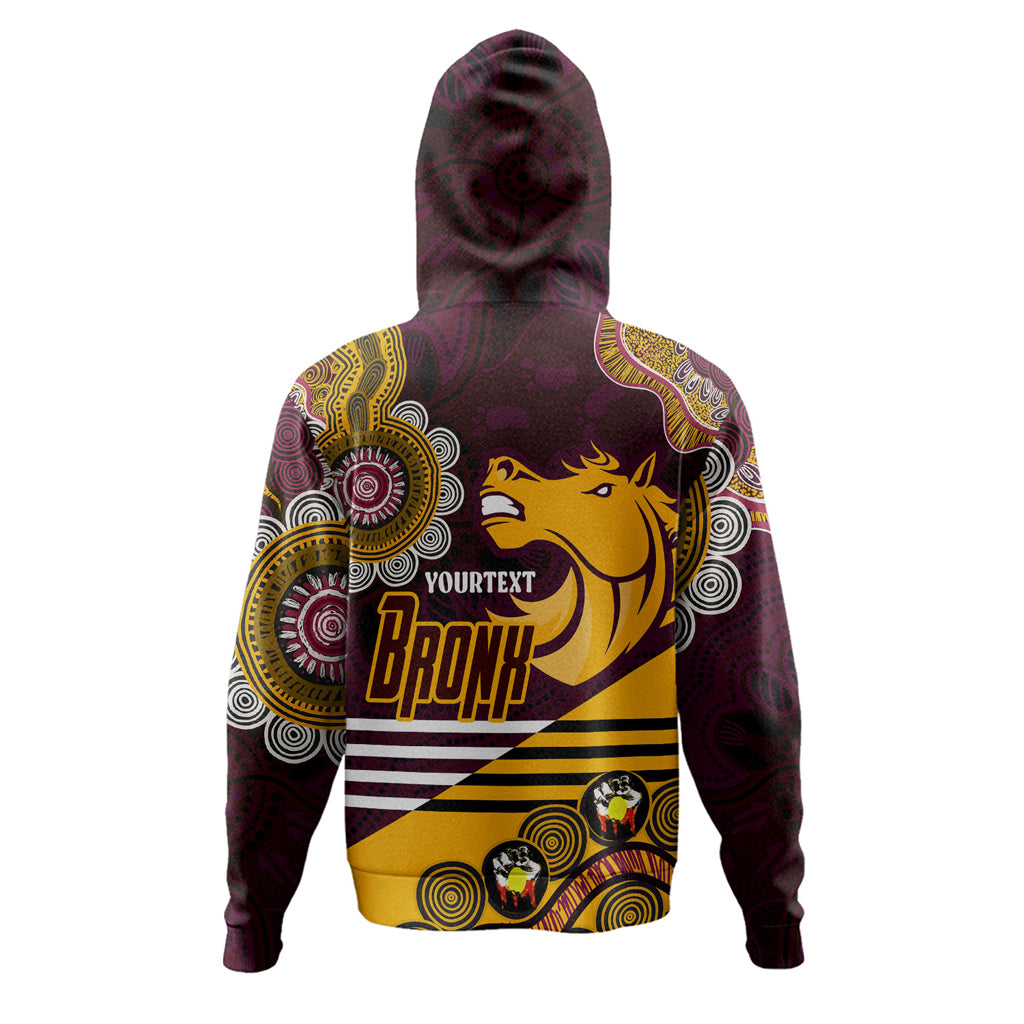 Australia Brisbane Custom Hoodie - Go! Let's go! Up The Mighty Bronx Home Jersey Hoodie - Vibe Hoodie Shop