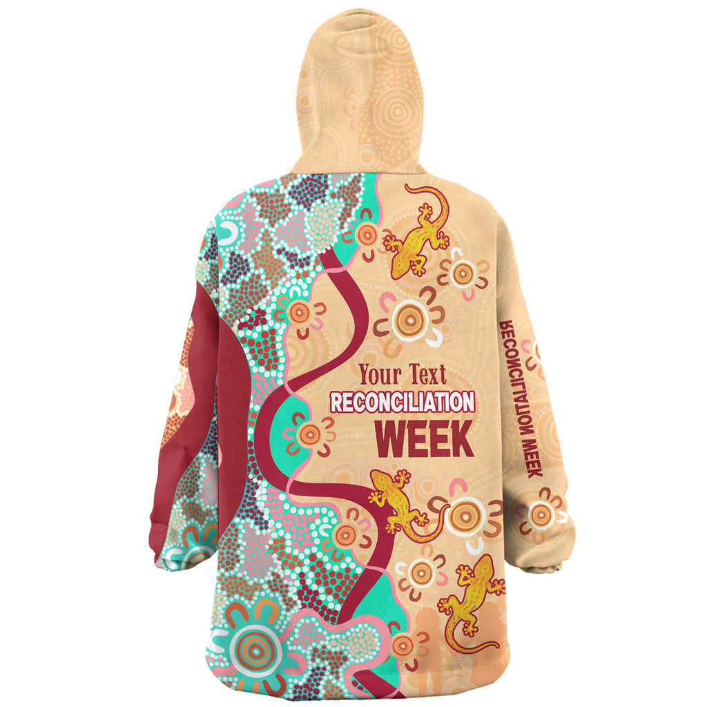 Australia National Reconciliation Week Custom Wearable Blanket Hoodie - Be A Voice For Generations Wearable Blanket Hoodie - Vibe Hoodie Shop