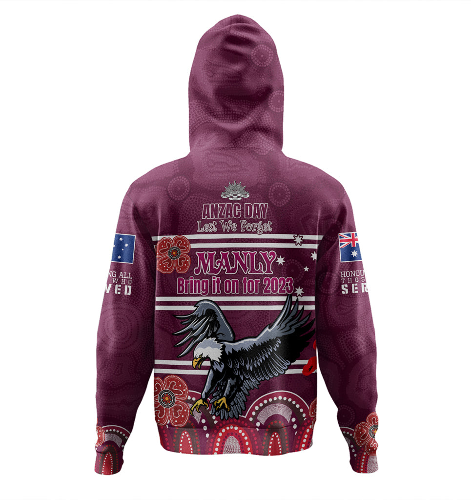 Australia Sydney's Northern Beaches Anzac Custom Hoodie - Manly Bring it on 2023 Hoodie - Vibe Hoodie Shop