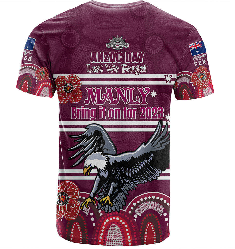 Australia Sydney's Northern Beaches Anzac Custom T-shirt - Manly Bring it on 2023 T-shirt - Vibe Hoodie Shop