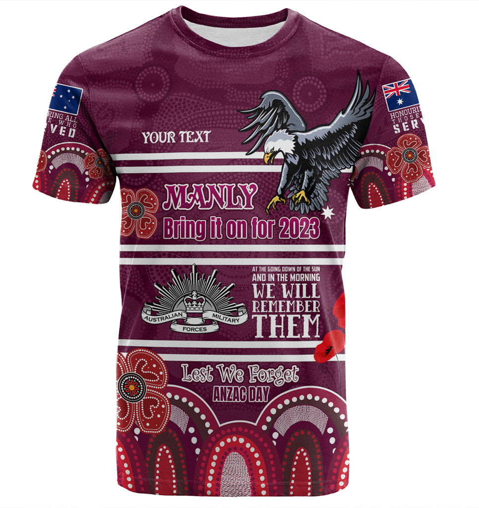 Australia Sydney's Northern Beaches Anzac Custom T-shirt - Manly Bring it on 2023 T-shirt - Vibe Hoodie Shop