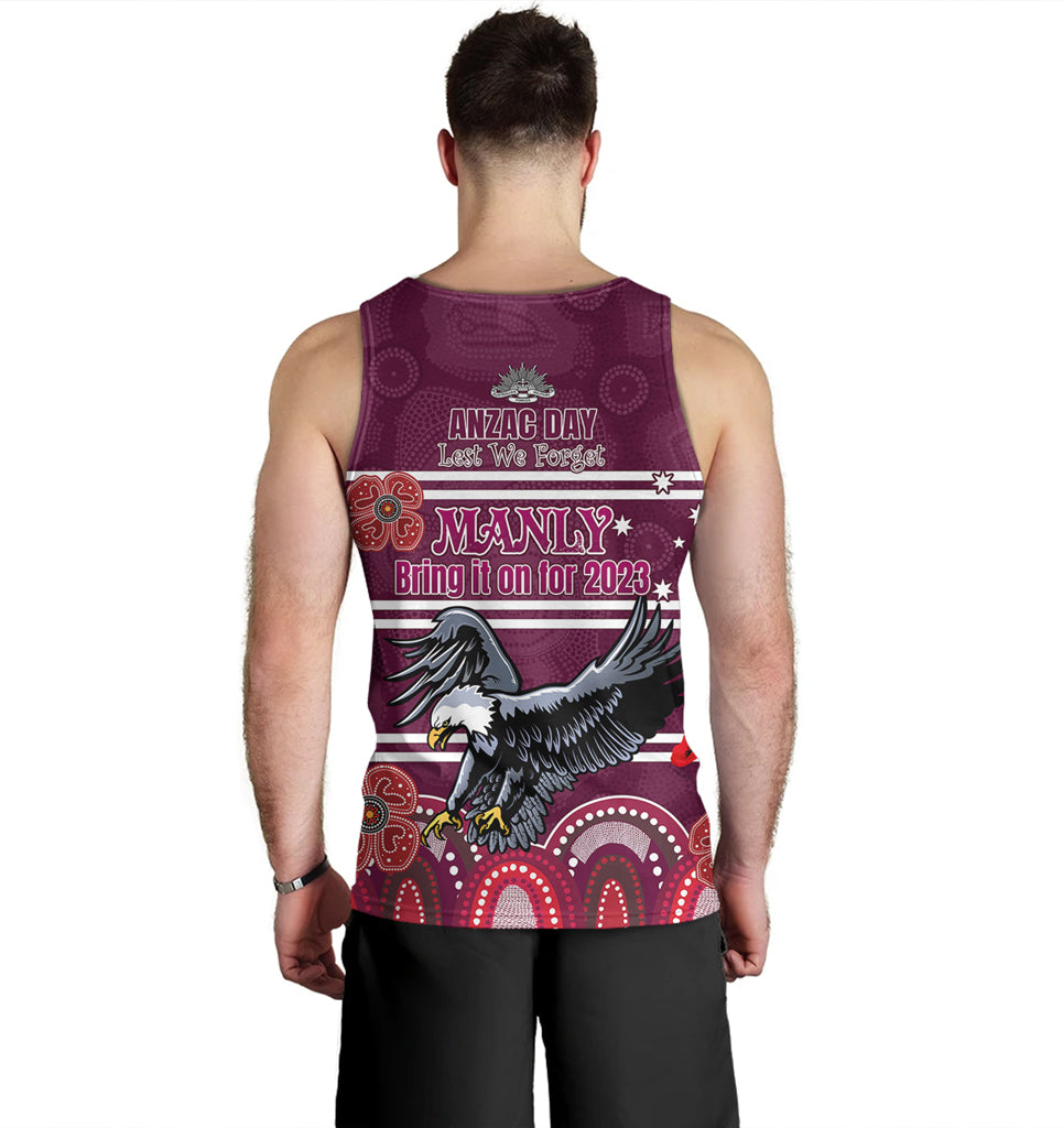 Australia Sydney's Northern Beaches Anzac Custom Men Tank Top - Manly Bring it on 2023 Tank Top - Vibe Hoodie Shop