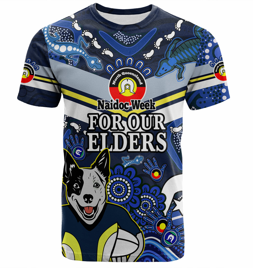 Australia North Queensland Naidoc Week Custom T-shirt - For Our Elders Home Jersey T-shirt - Vibe Hoodie Shop