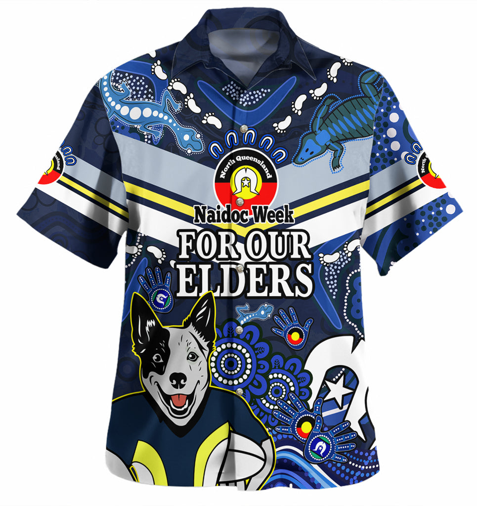 Australia North Queensland Naidoc Week Custom Hawaiian Shirt - For Our Elders Home Jersey Shirt - Vibe Hoodie Shop