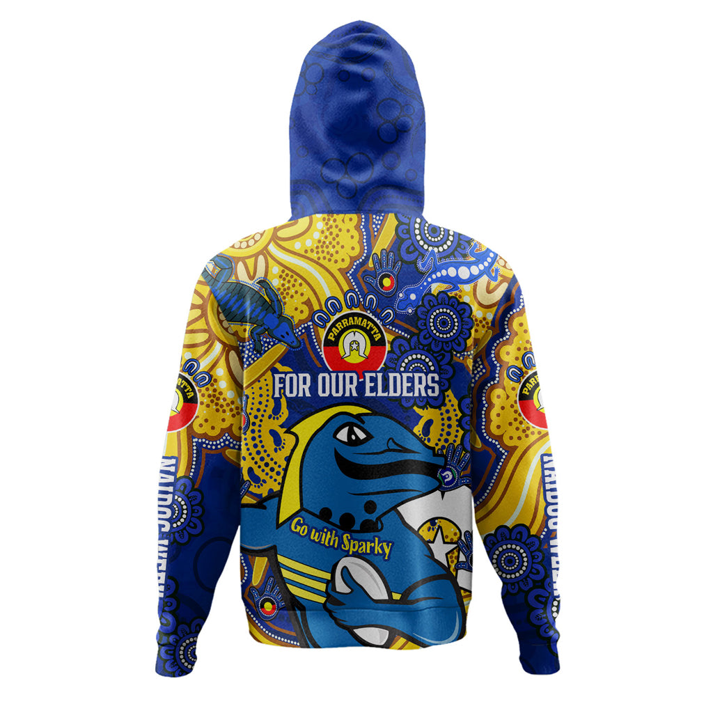 Australia Parramatta Naidoc Week Custom Hoodie - For Our Elders Go With Sparky Hoodie - Vibe Hoodie Shop