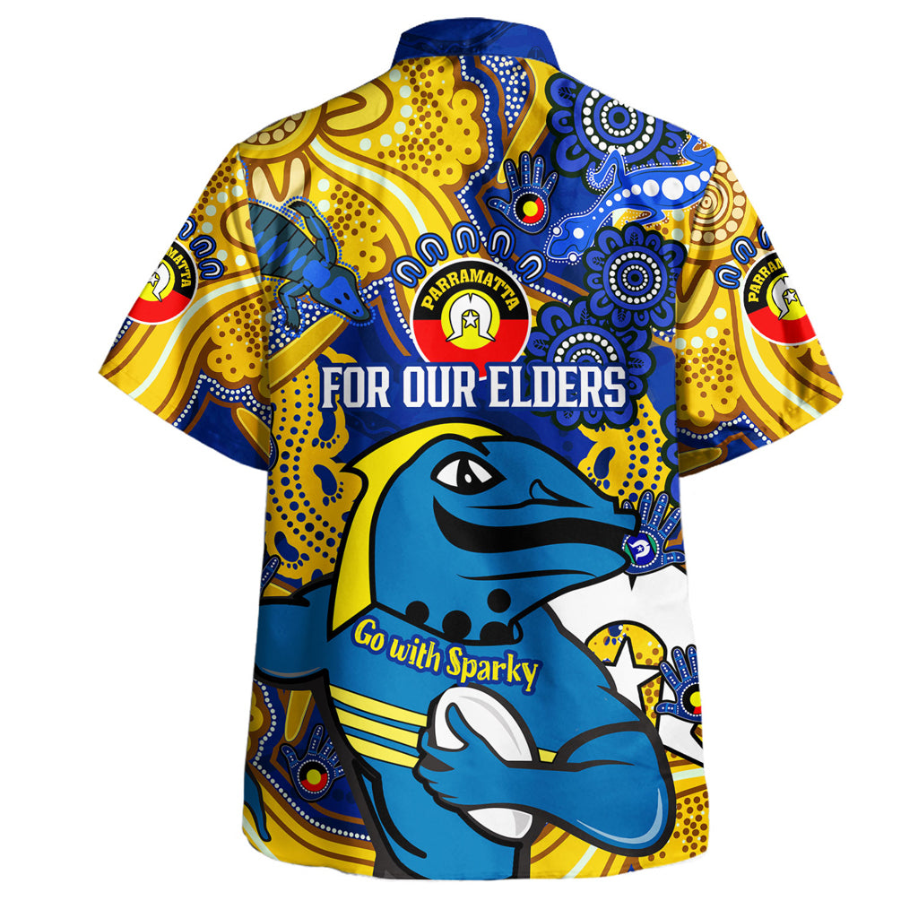 Australia Parramatta Naidoc Week Custom Hawaiian Shirt - For Our Elders Go With Sparky Shirt - Vibe Hoodie Shop