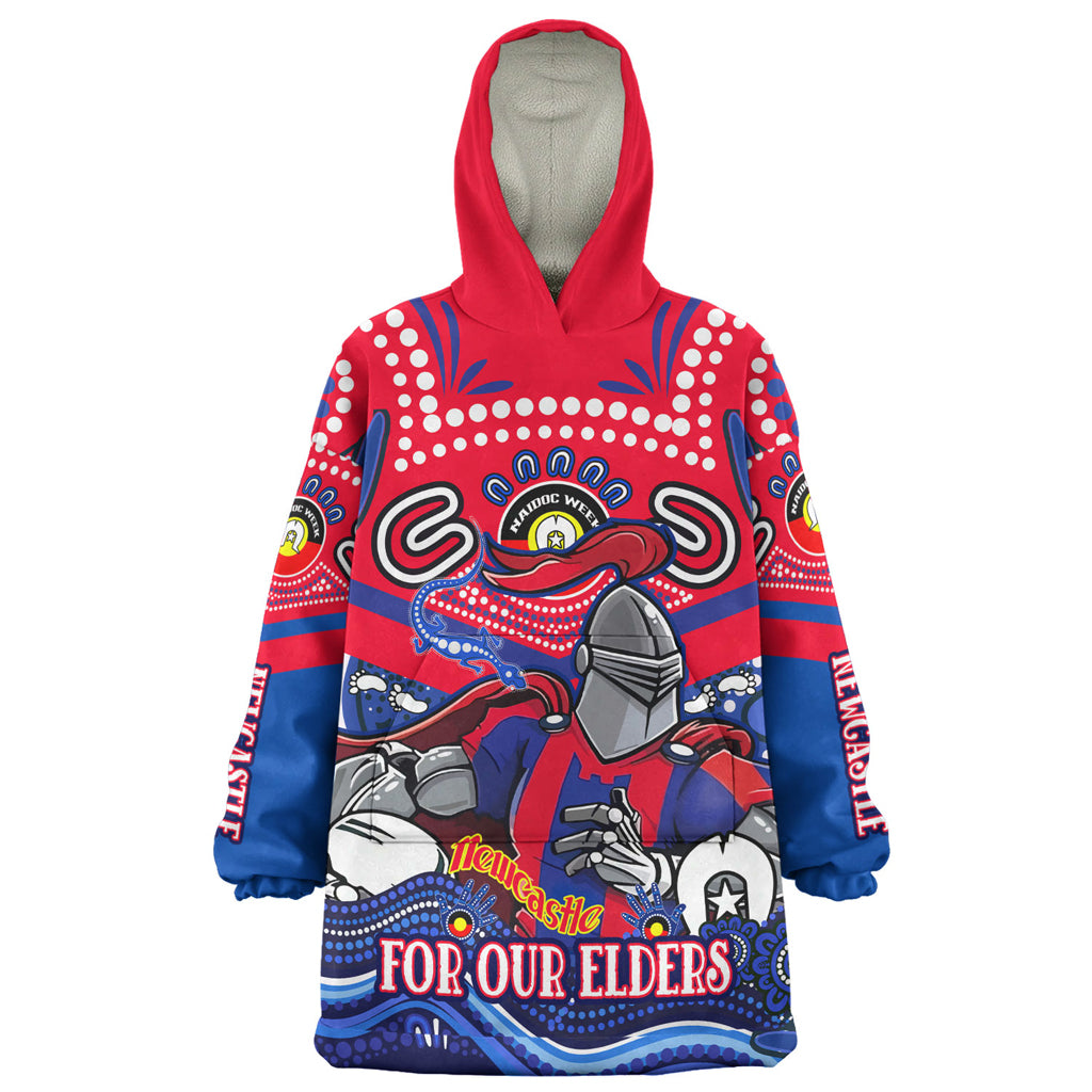 Australia Newcastle Naidoc Week Custom Wearable Blanket Hoodie - For Our Elders Home Jersey Wearable Blanket Hoodie - Vibe Hoodie Shop