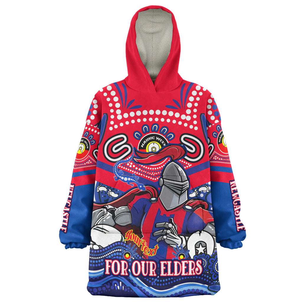 Australia Newcastle Naidoc Week Custom Wearable Blanket Hoodie - For Our Elders Home Jersey Wearable Blanket Hoodie - Vibe Hoodie Shop