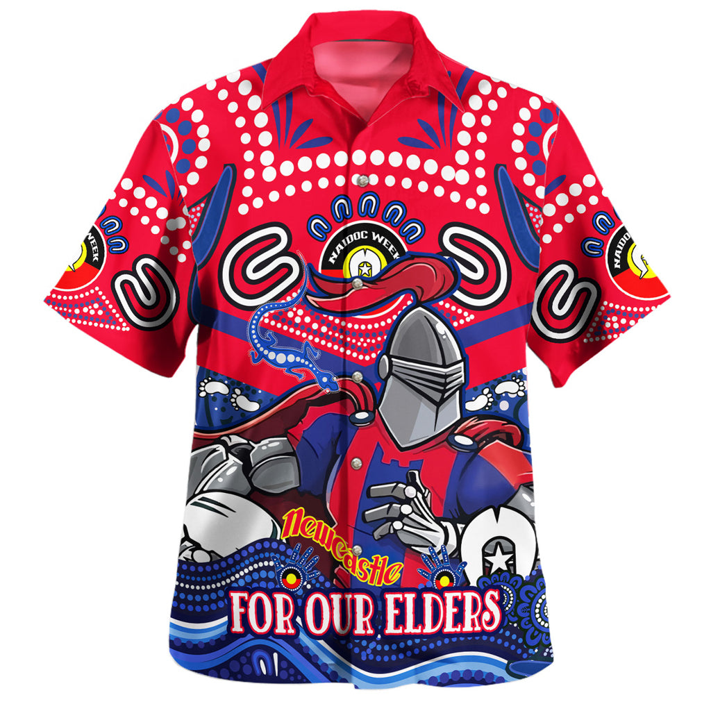 Australia Newcastle Naidoc Week Custom Hawaiian Shirt - For Our Elders Home Jersey Shirt - Vibe Hoodie Shop