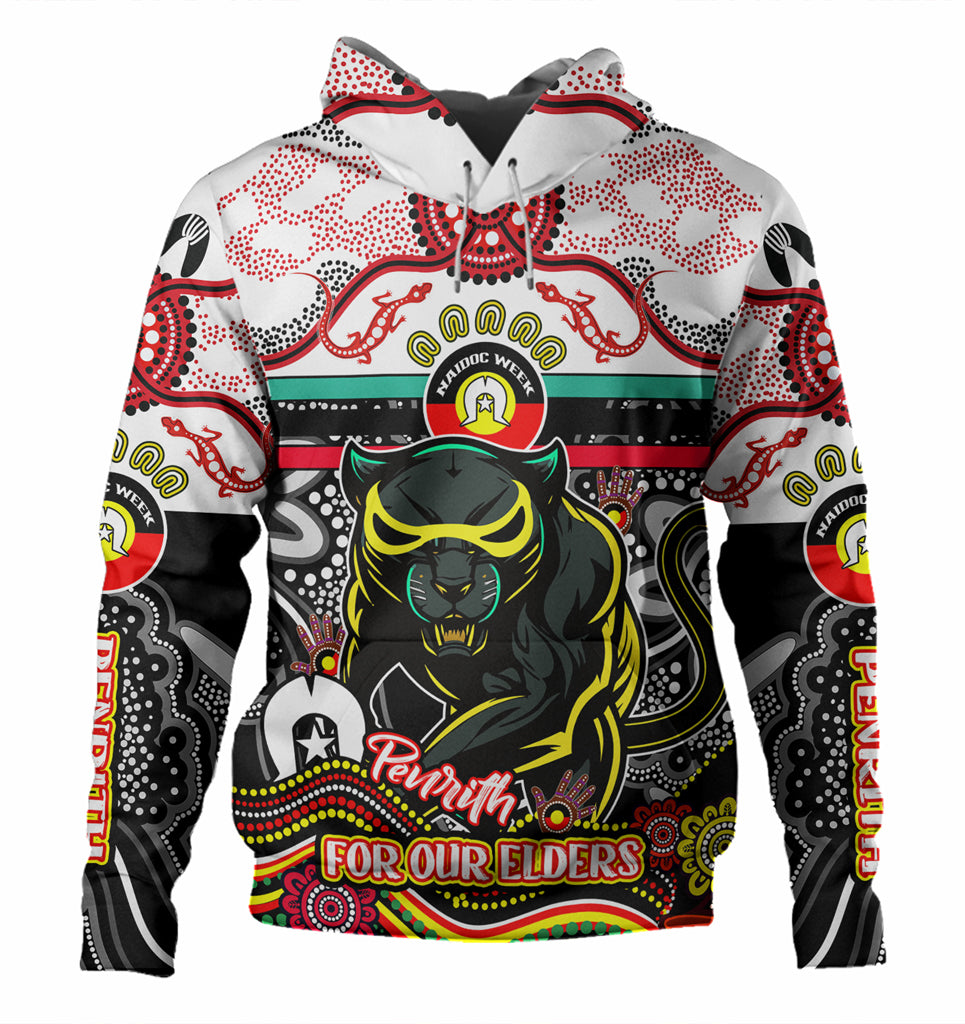 Australia Penrith City Naidoc Week Custom Hoodie - For Our Elders Home Jersey Hoodie - Vibe Hoodie Shop