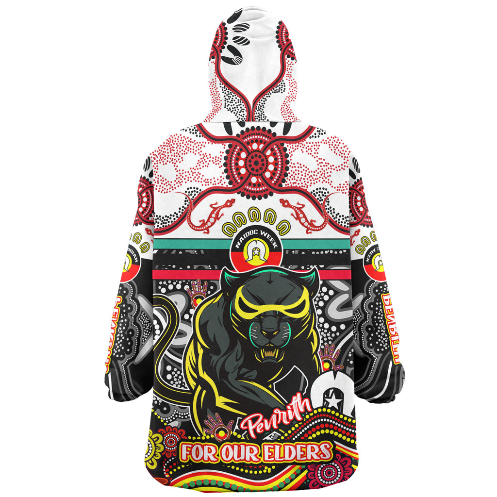 Australia Penrith City Naidoc Week Custom Wearable Blanket Hoodie - For Our Elders Home Jersey Wearable Blanket Hoodie - Vibe Hoodie Shop