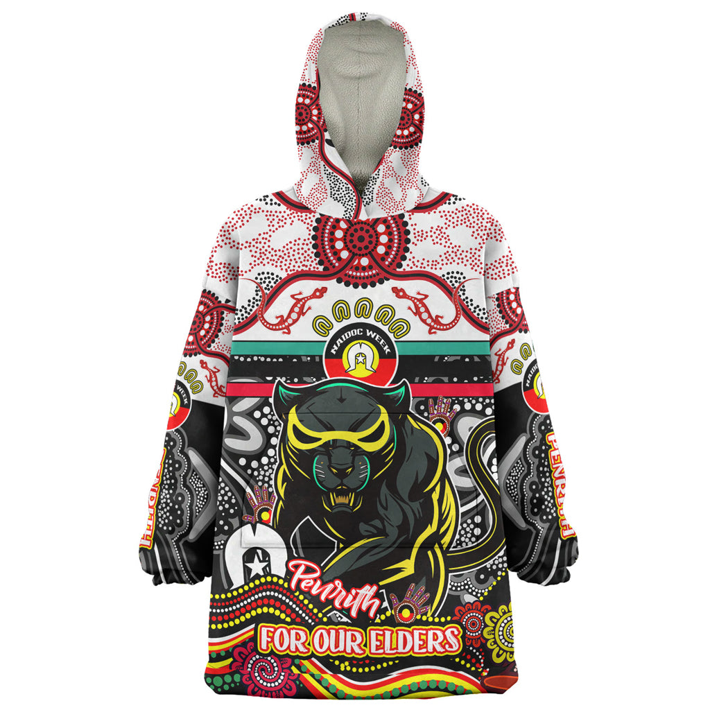 Australia Penrith City Naidoc Week Custom Wearable Blanket Hoodie - For Our Elders Home Jersey Wearable Blanket Hoodie - Vibe Hoodie Shop