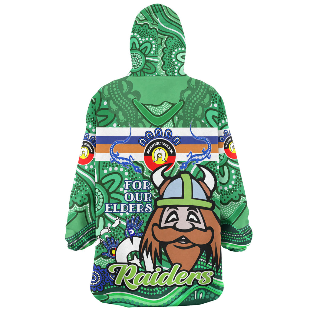 Australia Canberra City Naidoc Week Custom Wearable Blanket Hoodie - For Our Elders Home Jersey Wearable Blanket Hoodie - Vibe Hoodie Shop