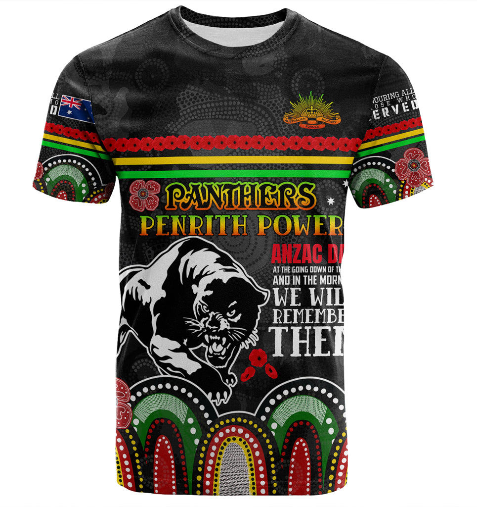 Australia Penrith City Anzac Custom T-shirt - Penrith Power T-shirt - Vibe Hoodie Shop