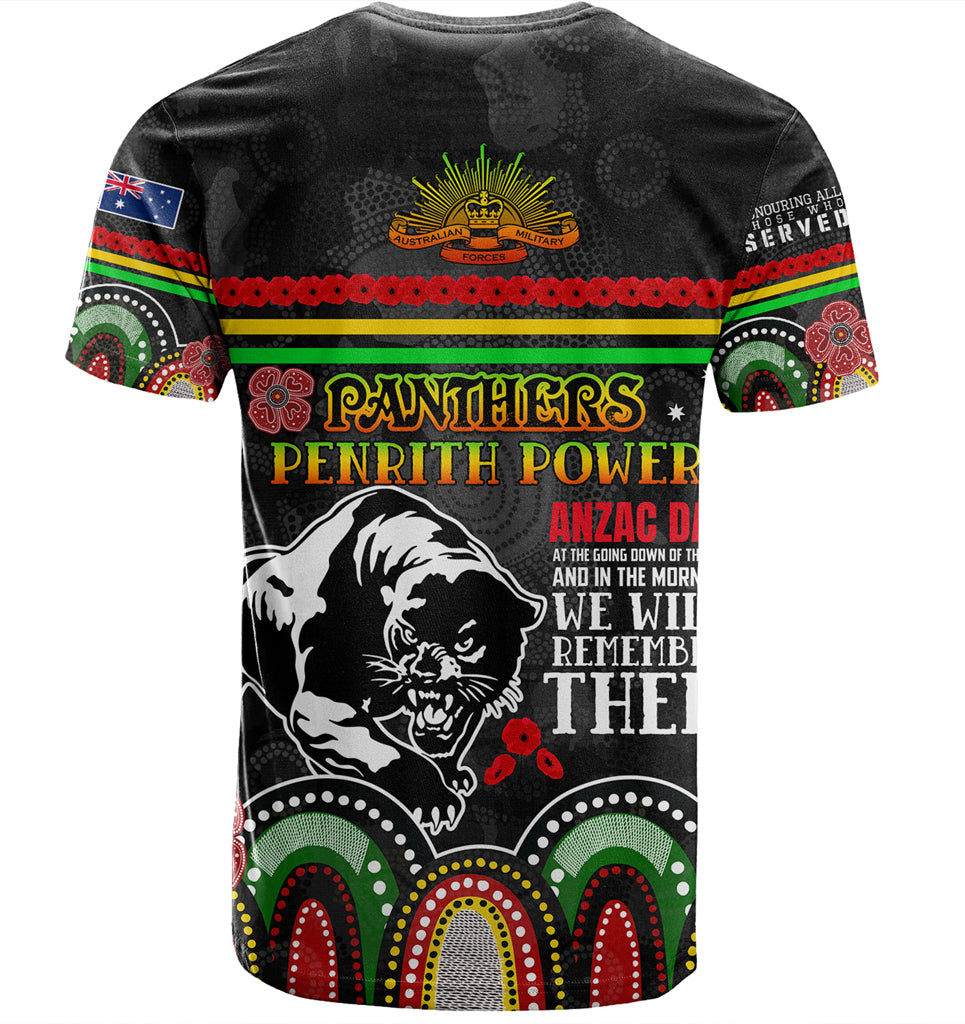 Australia Penrith City Anzac Custom T-shirt - Penrith Power T-shirt - Vibe Hoodie Shop