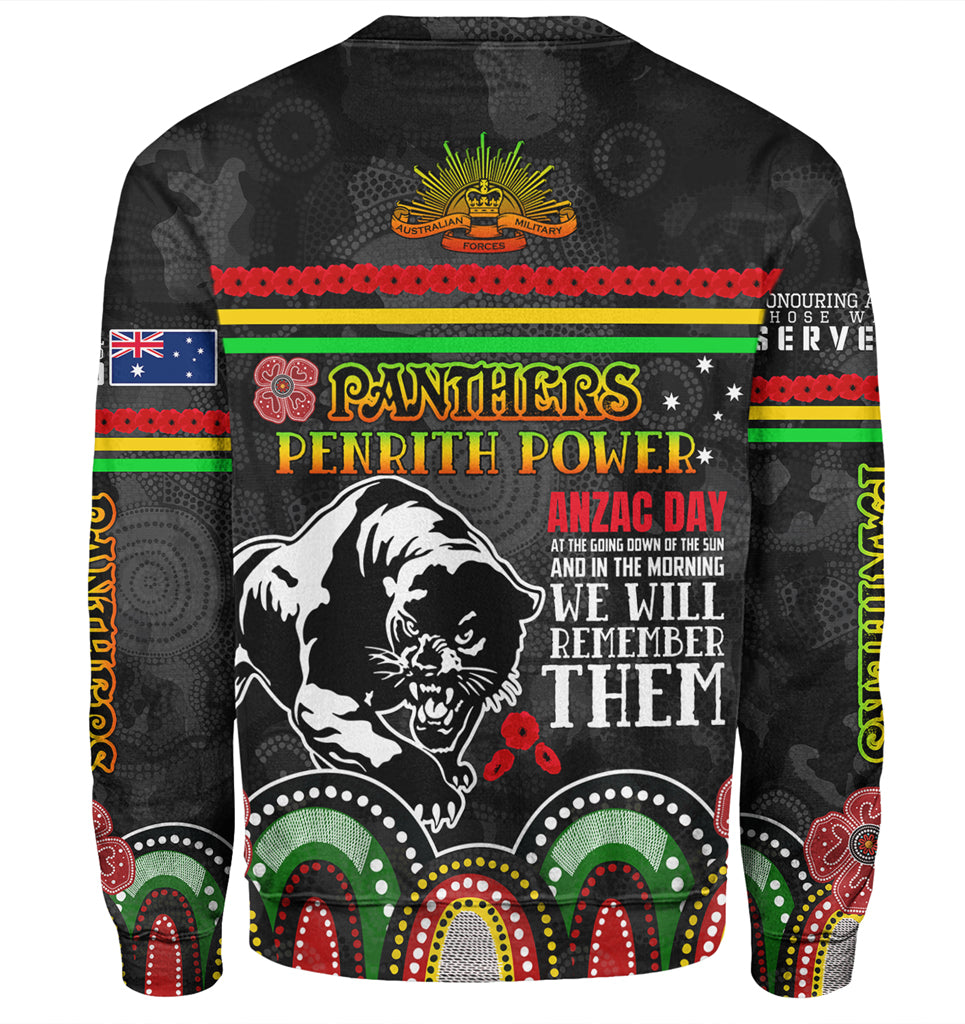 Australia Penrith City Anzac Custom Sweatshirt - Penrith Power Sweatshirt - Vibe Hoodie Shop