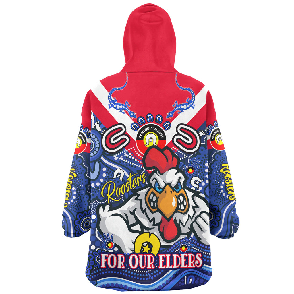 Australia East of Sydney Naidoc Week Custom Wearable Blanket Hoodie - For Our Elders Home Jersey Wearable Blanket Hoodie - Vibe Hoodie Shop