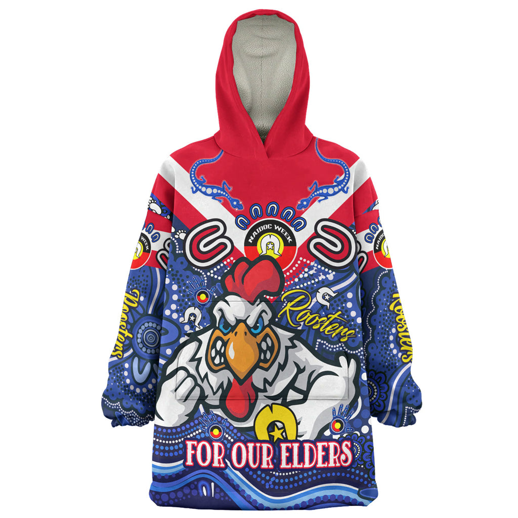 Australia East of Sydney Naidoc Week Custom Wearable Blanket Hoodie - For Our Elders Home Jersey Wearable Blanket Hoodie - Vibe Hoodie Shop