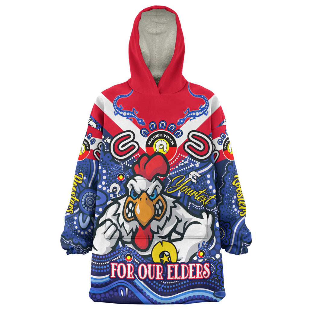 Australia East of Sydney Naidoc Week Custom Wearable Blanket Hoodie - For Our Elders Home Jersey Wearable Blanket Hoodie - Vibe Hoodie Shop