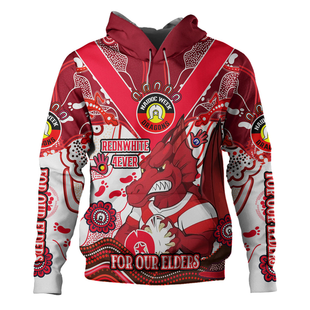 Australia Illawarra and St George Naidoc Week Custom Hoodie - For Our Elders Home Jersey Hoodie - Vibe Hoodie Shop