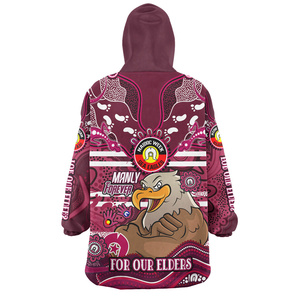 Australia Sydney's Northern Beaches Naidoc Week Custom Wearable Blanket Hoodie - For Our Elders Home Jersey Wearable Blanket Hoodie - Vibe Hoodie Shop