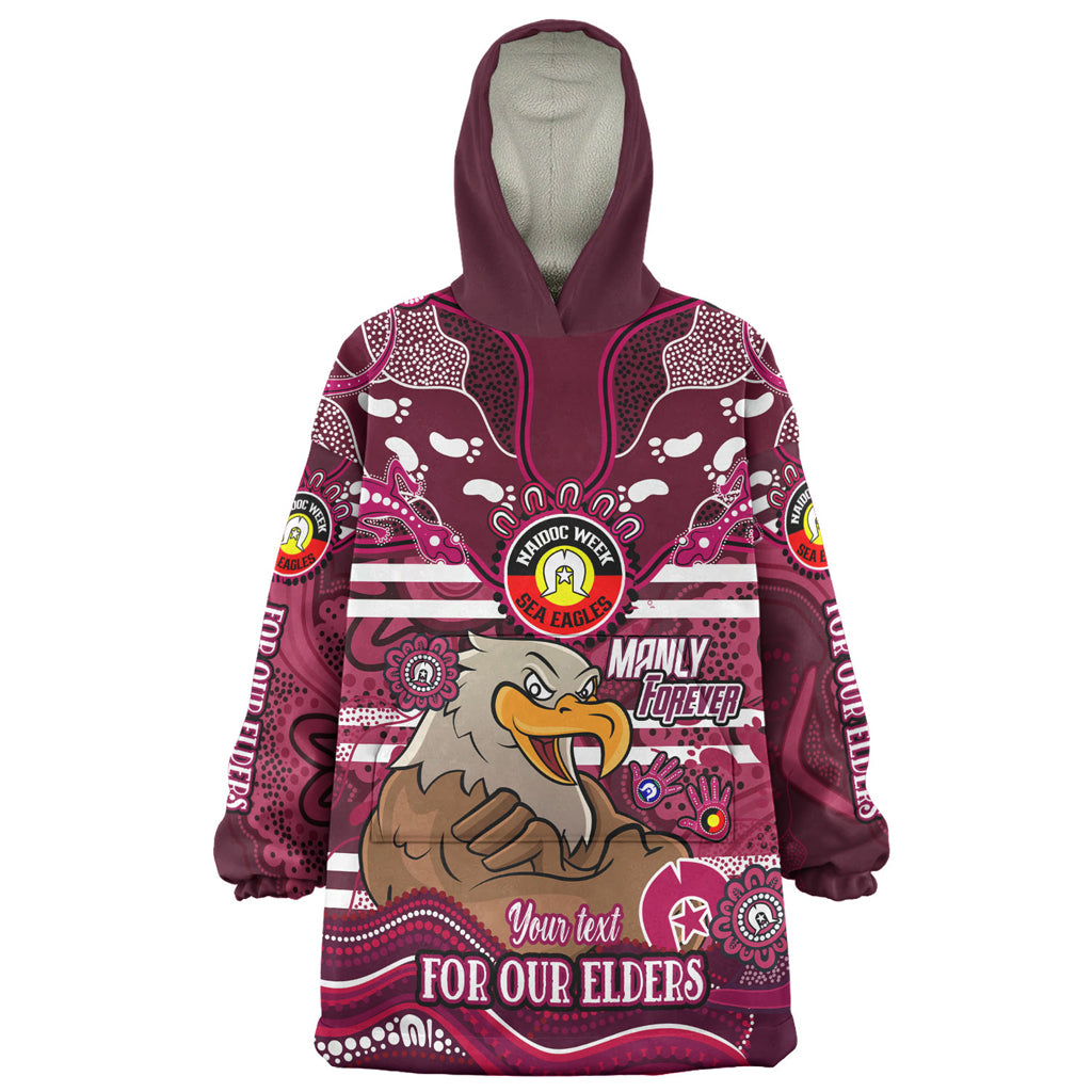 Australia Sydney's Northern Beaches Naidoc Week Custom Wearable Blanket Hoodie - For Our Elders Home Jersey Wearable Blanket Hoodie - Vibe Hoodie Shop