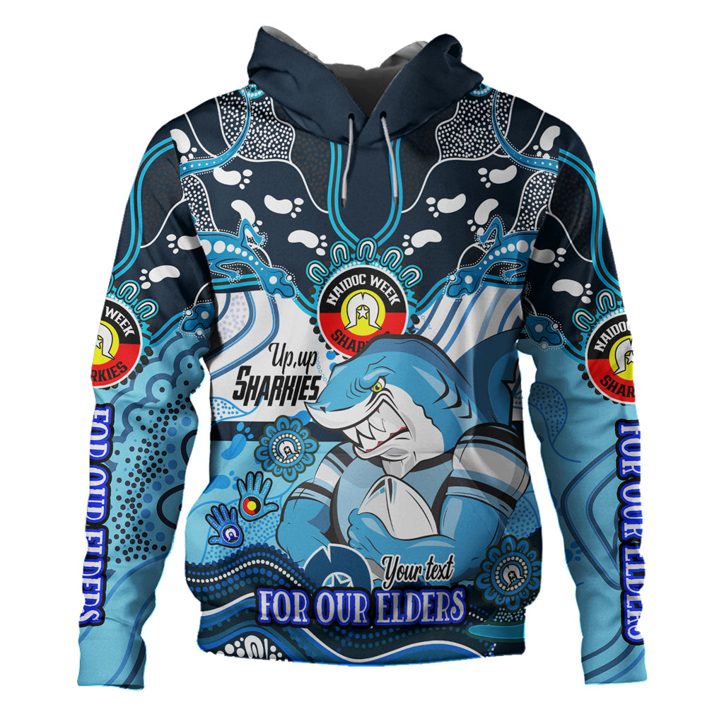 Australia Sutherland and Cronulla Naidoc Week Custom Hoodie - For Our Elders Home Jersey Hoodie - Vibe Hoodie Shop