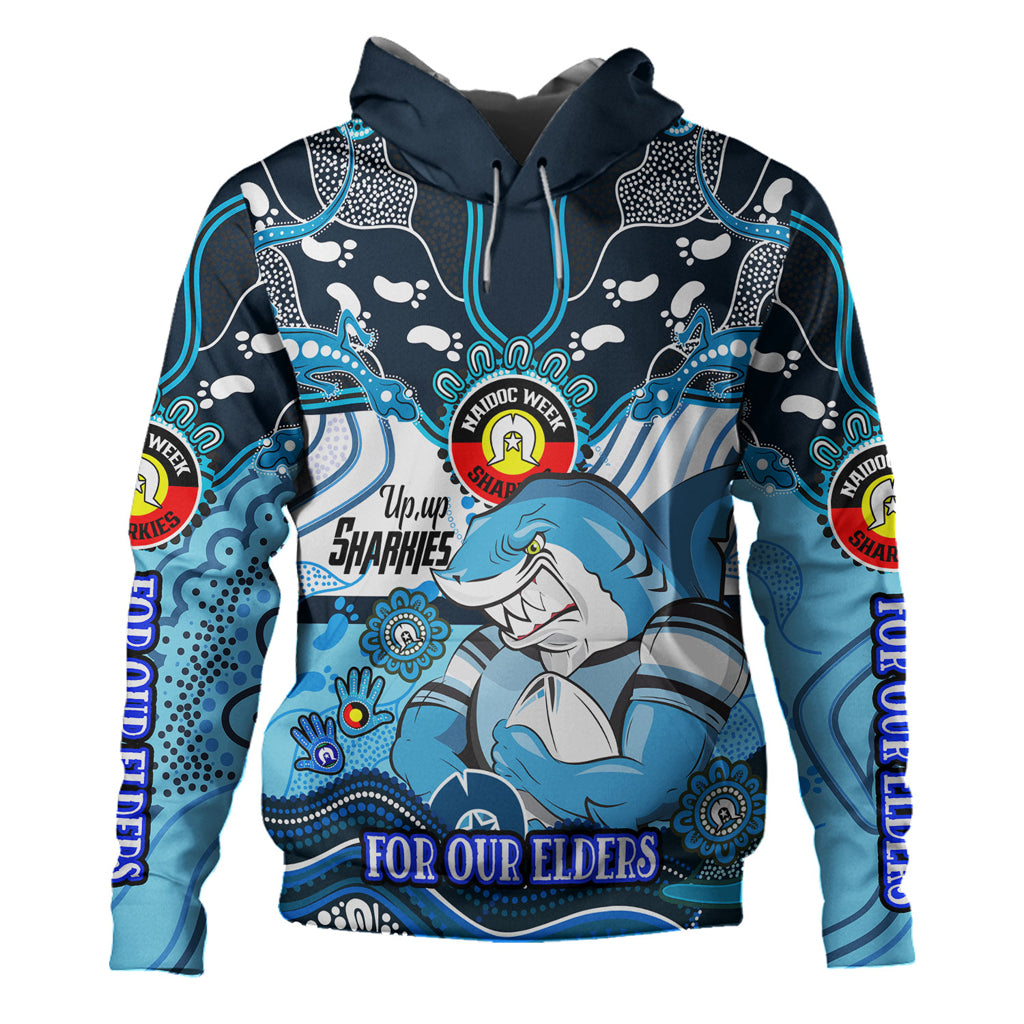 Australia Sutherland and Cronulla Naidoc Week Custom Hoodie - For Our Elders Home Jersey Hoodie - Vibe Hoodie Shop