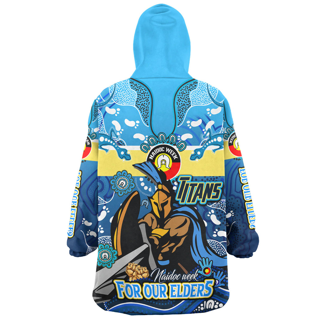 Australia Gold Coast Naidoc Week Custom Wearable Blanket Hoodie - For Our Elders Home Jersey Wearable Blanket Hoodie - Vibe Hoodie Shop