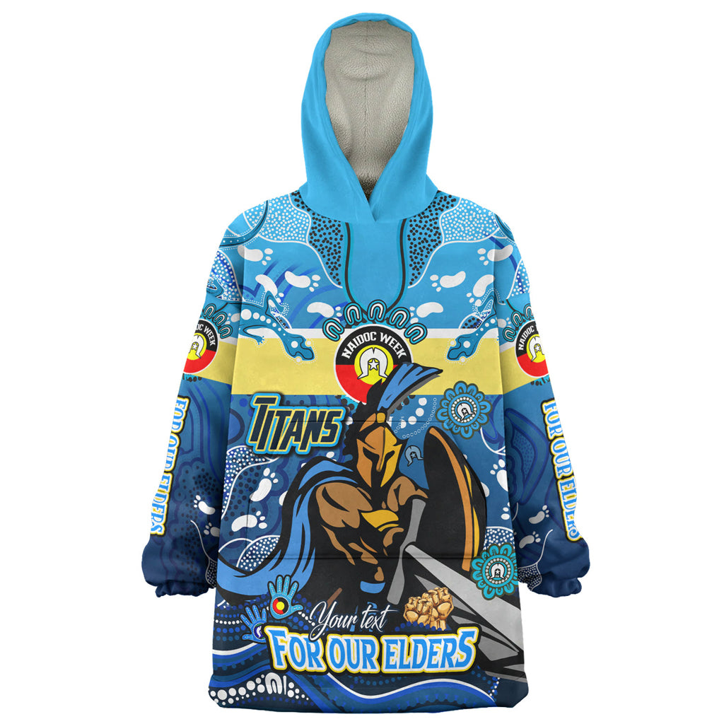 Australia Gold Coast Naidoc Week Custom Wearable Blanket Hoodie - For Our Elders Home Jersey Wearable Blanket Hoodie - Vibe Hoodie Shop