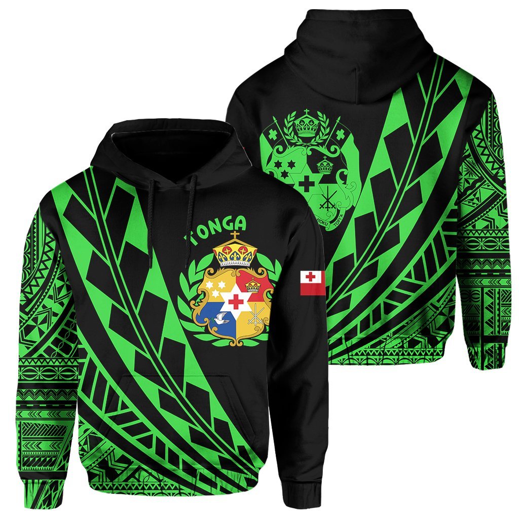 Tonga Hoodie - Nesian Green - Vibe Hoodie Shop