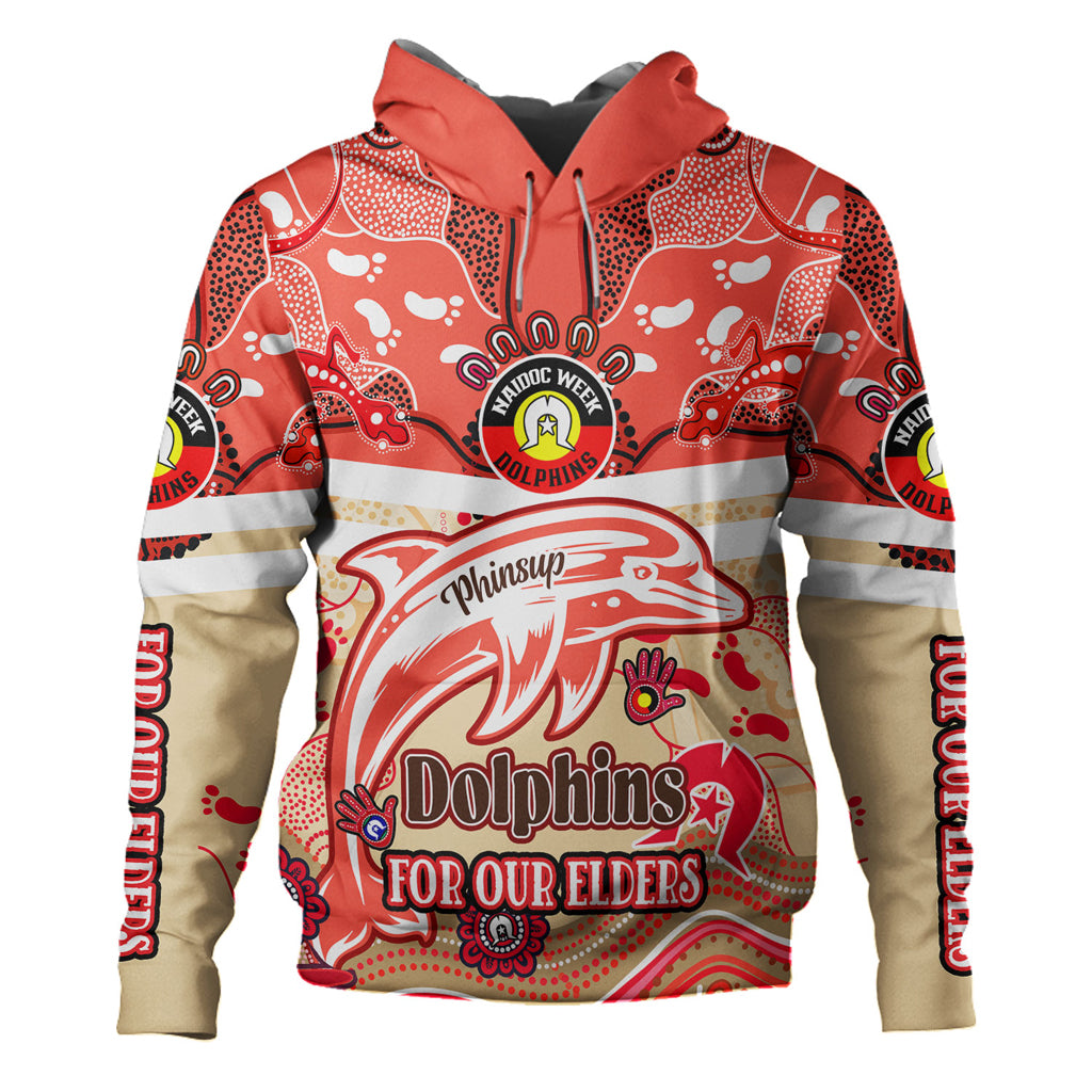Australia Redcliffe Naidoc Week Custom Hoodie - For Our Elders Home Jersey Hoodie - Vibe Hoodie Shop
